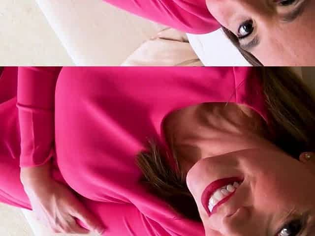 USA milf Lilly James plays with fuckable pussy