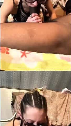 Amateur interracial blowjob compilation