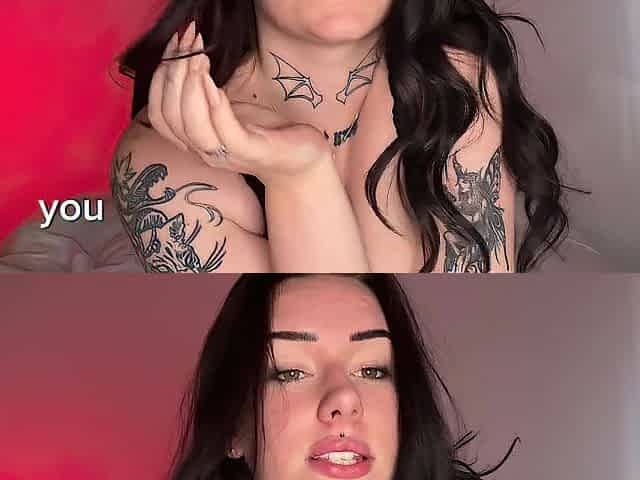 Hawt British Punk Pawg pleases her dad joi