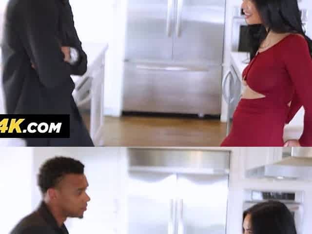 THUNDERCOCK Scarlett Alexis takes large bully knob balls unfathomable from her spouse's boss