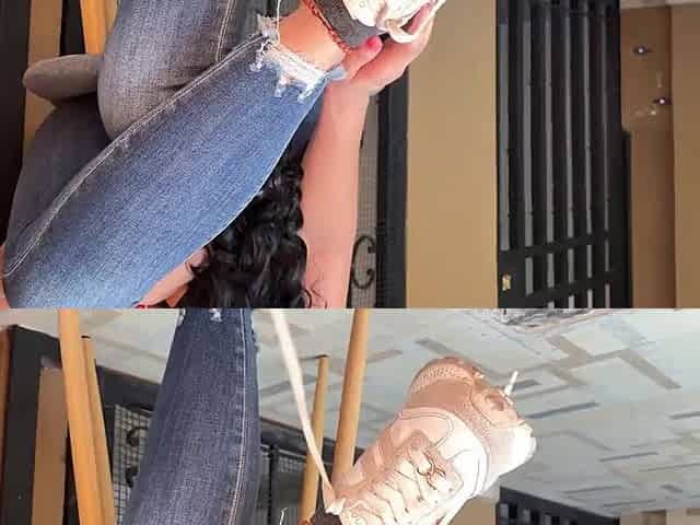 Caught Sucking Feet in Public! Risky Outdoor Oral job - Stella Osorio