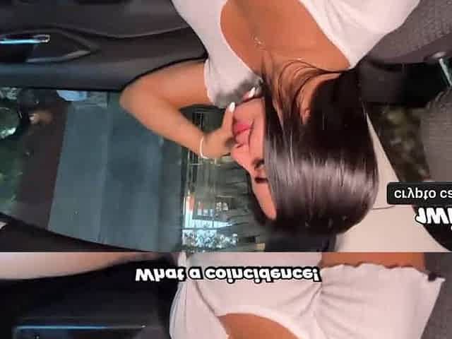 Sexy tramp asks for a show of my salami in the car - hardest outdoor plumb ever!