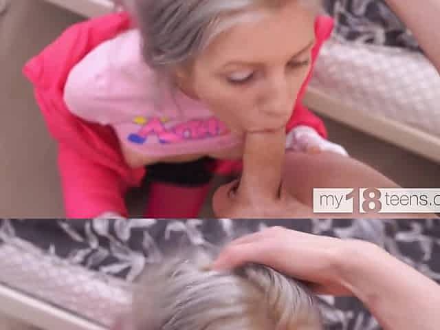 MY18TEENS - This throat is made for sucking penis
