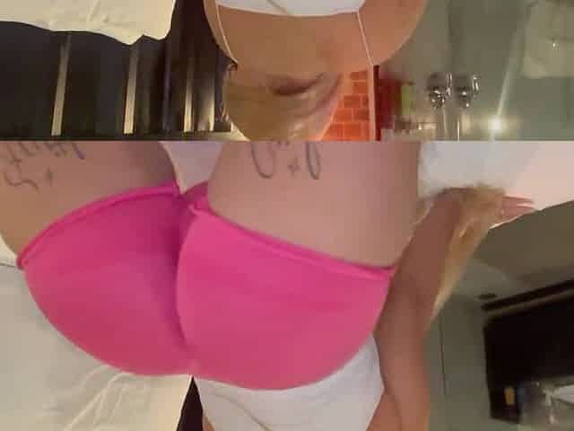 COME ON LOVE, CUM IN MY BUTT. SEXY GAL FROM THE GYM BANGING HARD AND TAKING CUM IN HER BOOTY