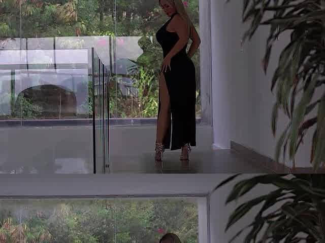 Caught my hot blond boss getting roughly screwed!