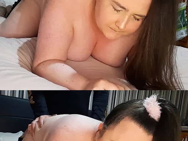 Her Guy Was Downstairs That babe Didn't Care CHEATING big beautiful woman