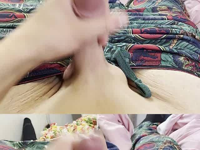 Lustful Stud Masturbating Tiny Rod - Fast Cum