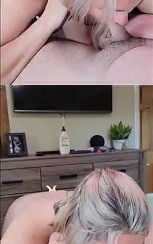 Hot Blonde Wife Makes Intimate Sextape with Her Husband