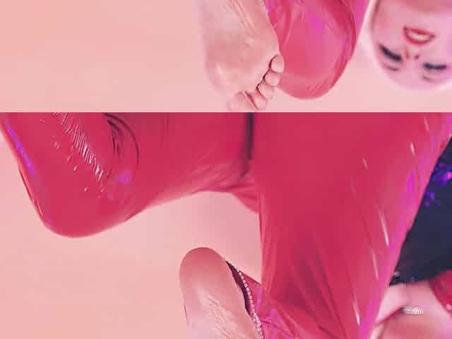 Large Natural Titties mother I'd like to fuck in latex rubber fetish shiny raiment.