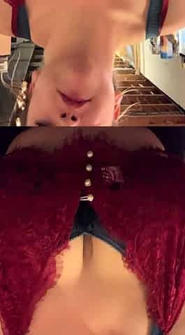 Big Boobed Blonde Masturbates With A Dildo In The Bathroom