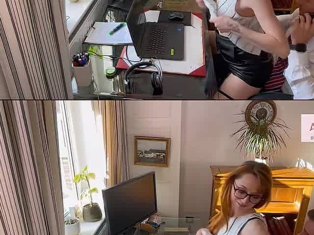SEDUCING MY BOSS IN THE OFFICE AND GETTING DRILLED OVER THE DESK