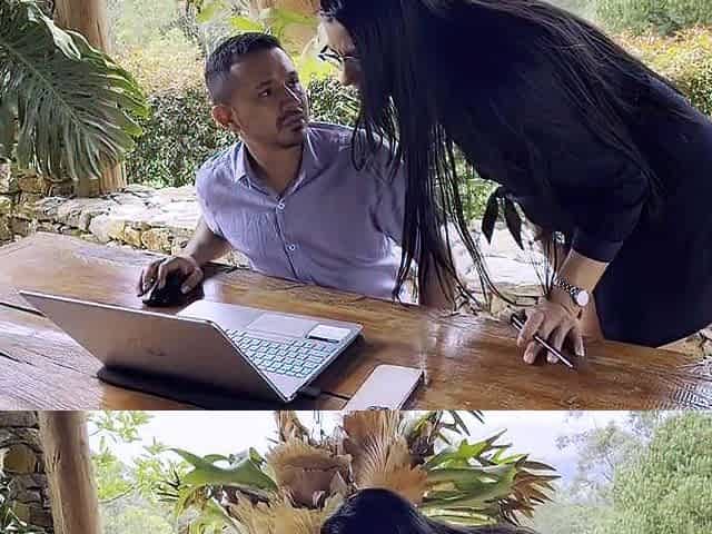 NEW Horny Boss Fucks a Pregnant Woman to Avoid Firing Her