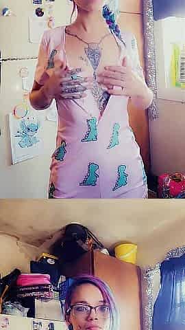 Titty Tease Whilst I Put Dishes Away