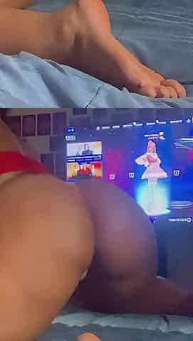 Thick black dancing for dad