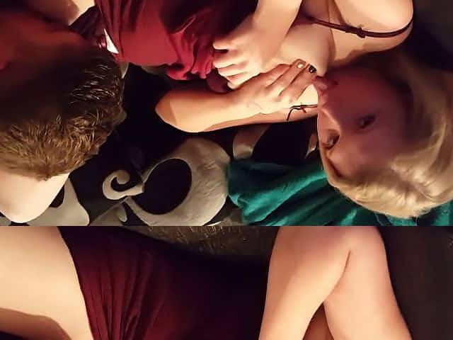 Homemade MMF wife sharing threesome