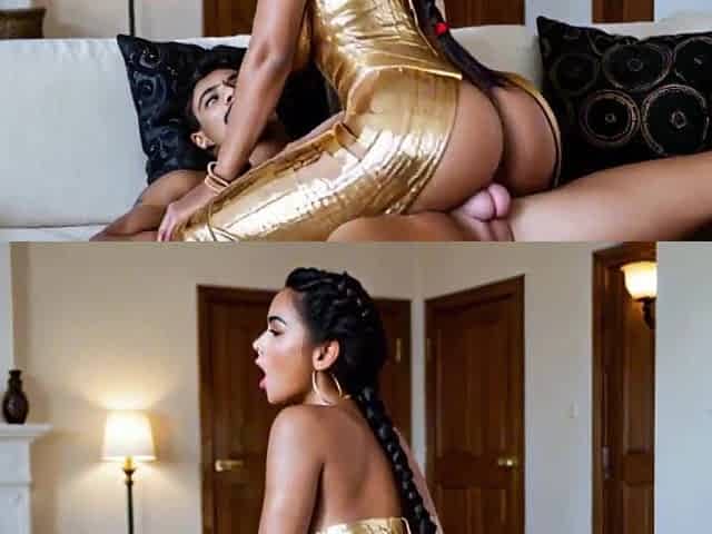 Luxury Latin chick Came to Ride And Suck My Jock (AI Generated)