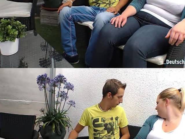 AMATEUREURO - Young Chubby German Teen Private Sex With New Boyfriend