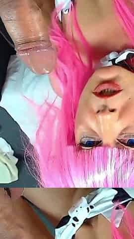 Ted Fucks Me in the Ass Till I Say Moooo! Cosplay as Happy Cow!