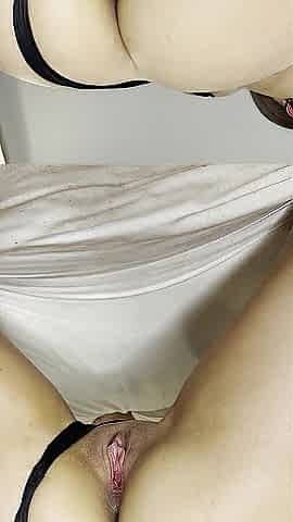 Giant interracial creampie in my little white twat (POV)