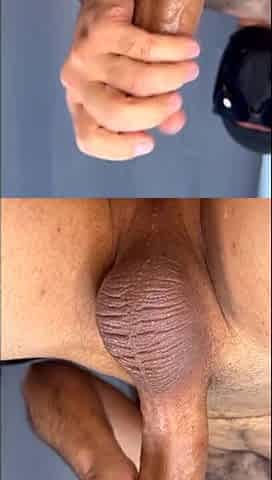 Large soaked shlong cums a lot of cum