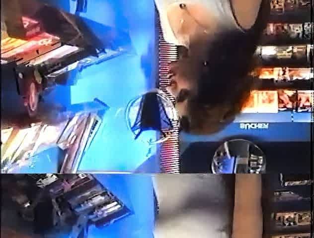 Deutsche blonde Lesben in einem Vintage-Video der 90er Jahre