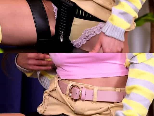 Taking off their stepdaughters chastity belts