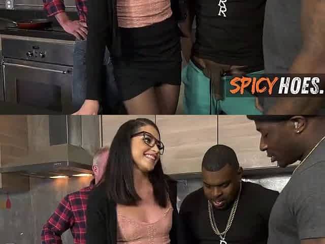 Concupiscent Wife Wishes Double Penetration With Large Ebony Dong And Cucks Her Spouse