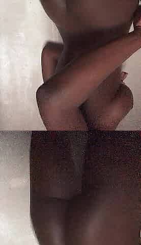 Hot black oiled up from head to toe
