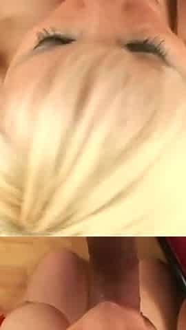 POV anal bang for a big ass blonde