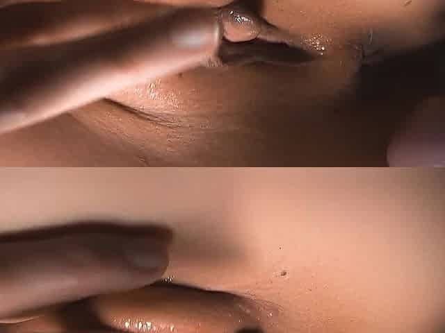 A thick creampie right into my hungry twat. Just see it flow out. It's magic