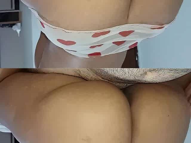 This babe sits comfortably, riding that large, moist booty on that fortunate man's lap,charming large booty?????????????????????