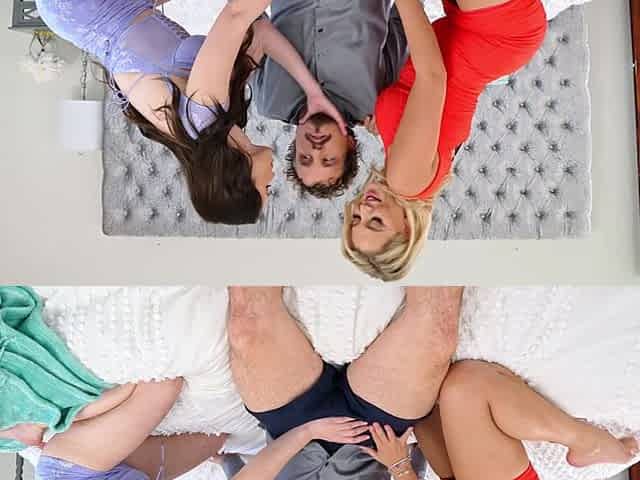 A threesome with three pretty girls is always an amazing sight