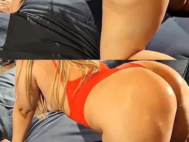 Big-Ass Blonde Latina MILF Gets Fucked Hard