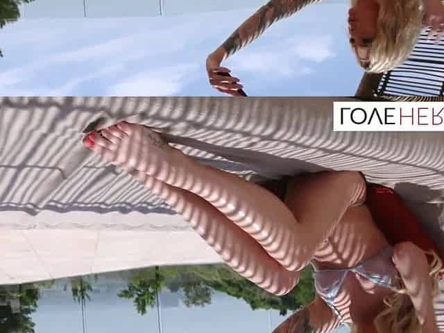 Isabelle Deltore's Brother-In-Law Cums On Her Hawt Feet
