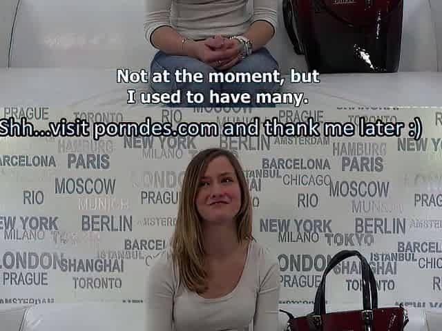 Amateur blonde teen stunner gobbles hard pov cock