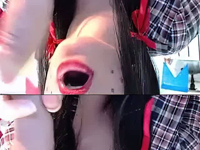 Stacked brunette goes solo toys and masturbation