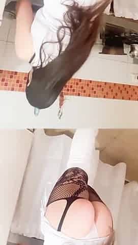 Giant Cameltoe Latina Seduces Her Neighbor with Her Vagina Marked in Dress Boots and Thongs