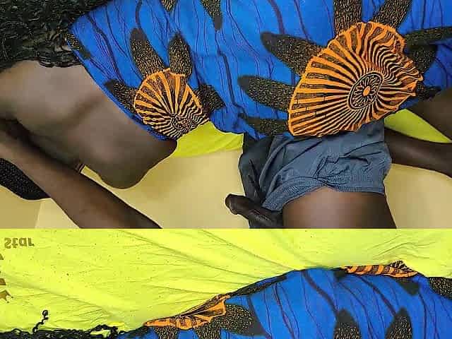 The queen of Lagos, thick butt, gorgeous hairstyle and seductive in front of a large knob