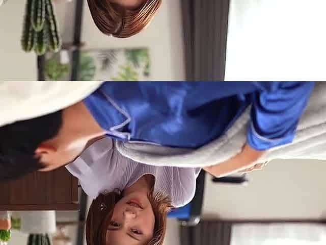 pretty japanese gives handjob and blowjob