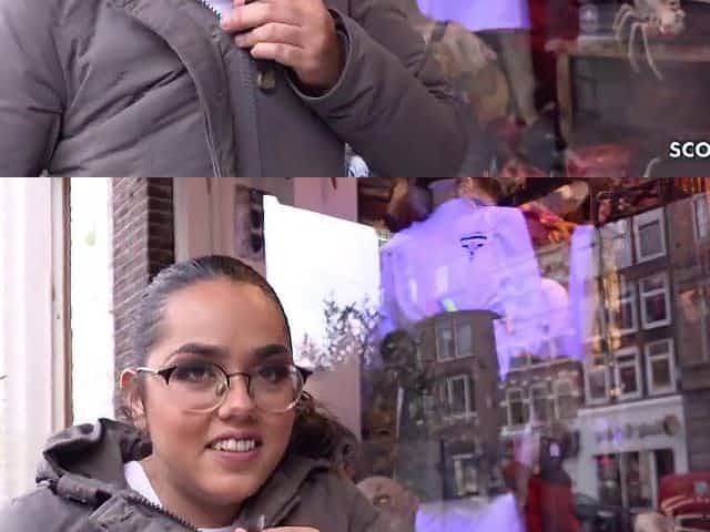 GERMAN SCOUT - TINY CURVY NERD LATINA GIRL I PICKUP AND ROUGH FUCK I REAL STREET CASTING - Pov