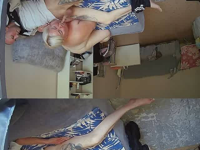 Deep Blowjob From Mother-in-law with Sucking and Swallowing Hot Cum