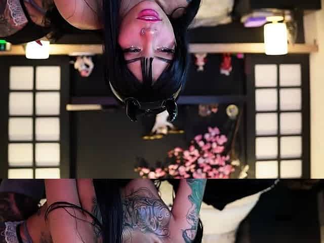 Hungry brunette solo masturbation