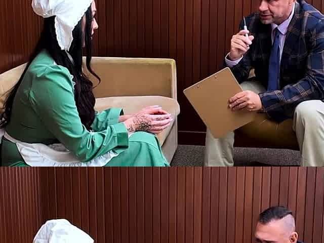 Amish hottie milks doctors big white cock on therapy