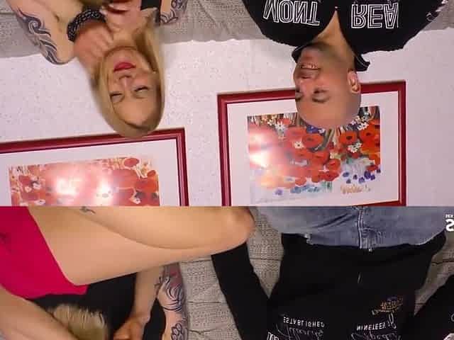 Couple Sex - Tattooed German Blonde Jumps Up And Down A Dick In Amateur Tape