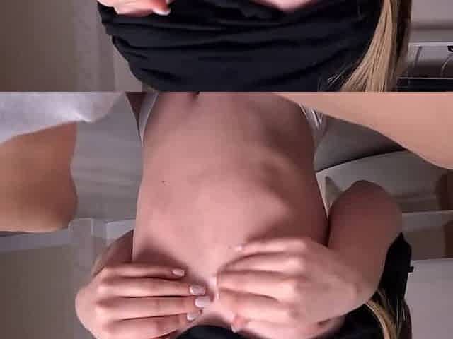Hot Russian girl rails my man meat like a bitchy skipping cable with ginormous tits.