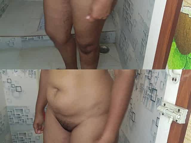 Housewife Real Bathing