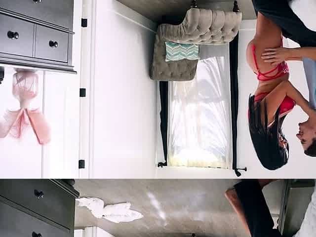 Seductive MILF Anissa Kate Teases in Lingerie with Her