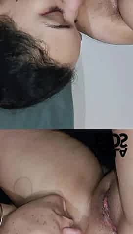 Oral Sex, Sucking Her Ass and Vagina in Doggy Style