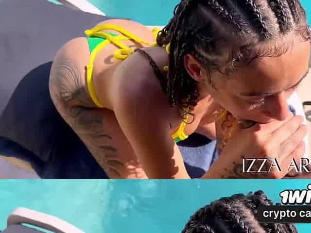 Sentando ate gozar, chick! Fuck that private trainer in the condo pool and make it amazing, best xxx!