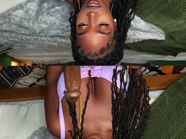 SPH My Large Booty Rides and Denies Your Little Ebony Virgin Dong
